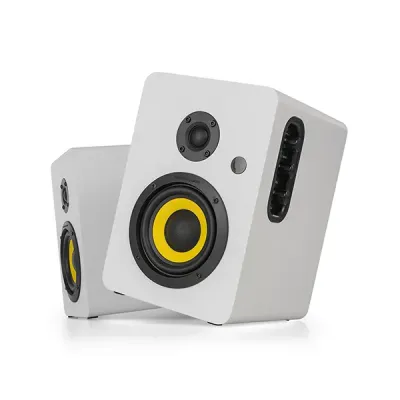 image of Thonet & Vander VERTRAG 2.0 Bookshelf Speaker - White with Spec and Price in BDT