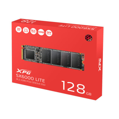 image of ADATA SX6000 Lite 128 GB 2280 M.2 PCIe SSD with Spec and Price in BDT