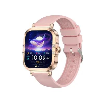 image of Blisbond Pearl AMOLED Display Bluetooth Calling Smart Watch for Women with Spec and Price in BDT