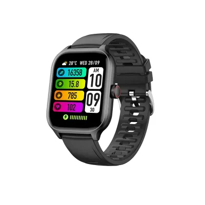 image of Blisbond Pulse Outdoor Sports Bluetooth Calling Smartwatch - Black with Spec and Price in BDT