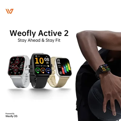 image of Weofly Active 2 HD Display Bluetooth Calling Smartwatch with Spec and Price in BDT