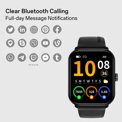 image of Weofly Active 2 HD Display Bluetooth Calling Smartwatch with Spec and Price in BDT