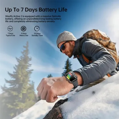 image of Weofly Active 2 HD Display Bluetooth Calling Smartwatch with Spec and Price in BDT