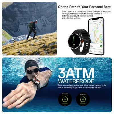 image of Weofly Conquer 2 Outdoor Sports & Adventure Smartwatch with Spec and Price in BDT