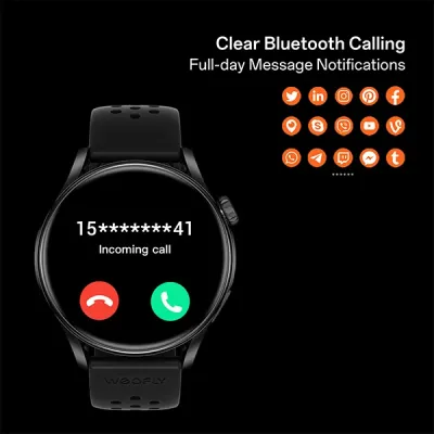 image of Weofly Curve 2 AMOLED Display Bluetooth Calling Smartwatch with Spec and Price in BDT