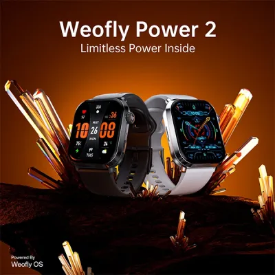 image of Weofly Power 2 AMOLED Display Bluetooth Calling Smartwatch with Spec and Price in BDT