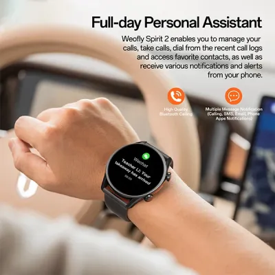image of Weofly Spirit 2 HD Display Bluetooth Calling Smartwatch with Spec and Price in BDT