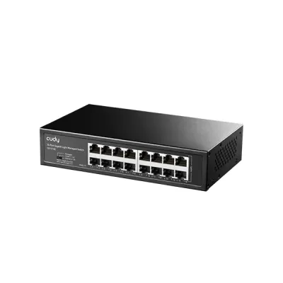 image of CUDY GS1016E 16-Port Gigabit Light Managed Switch with Spec and Price in BDT