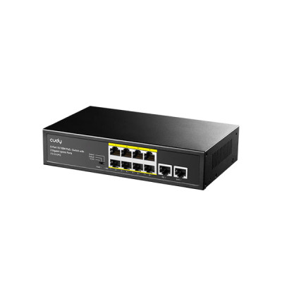 image of Cudy FS1010PG 8-FE PoE Switch with 2 Uplink GbE with Spec and Price in BDT
