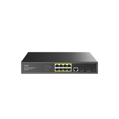 image of CUDY GS2008PS2 - 8 Port Gigabit PoE+ L2 Managed Switch with Spec and Price in BDT