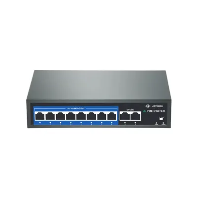 image of Jovision JVS-S10-8P-120W 8-Port PoE Network Switch with Spec and Price in BDT
