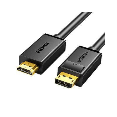 image of UGREEN DP101 (10202) DP Male to HDMI Male Cable - 2M with Spec and Price in BDT