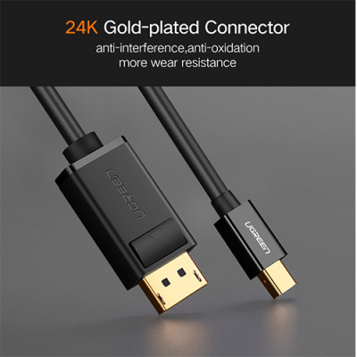 image of UGREEN MD105 (10477) Mini DP to DP Cable - 1.5M with Spec and Price in BDT