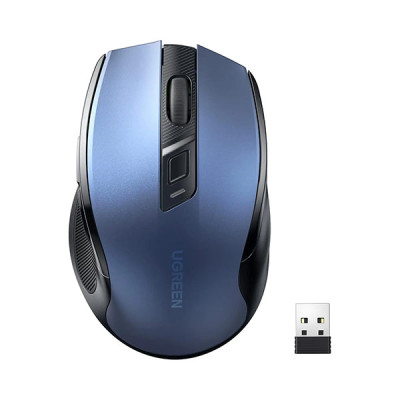image of Ugreen MU006 (15064) Ergonomic 2.4G Wireless Mouse - Blue with Spec and Price in BDT