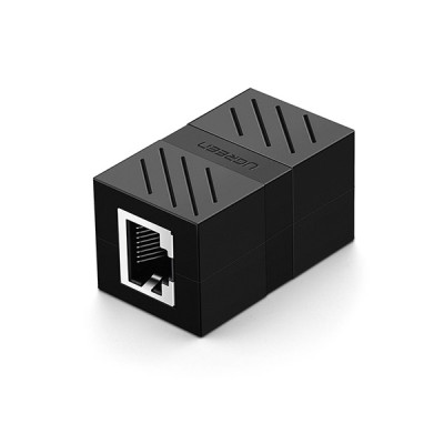 image of UGREEN NW114 (20390) RJ45 Network Coupler - Black with Spec and Price in BDT