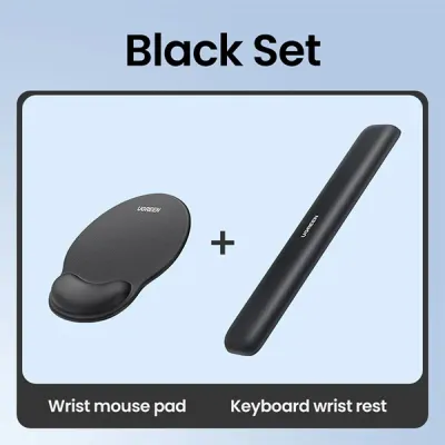 image of UGREEN LP669 (25248) Ergonomic Keyboard Wrist Rest - Black with Spec and Price in BDT