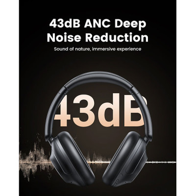 image of Ugreen HP202 (25255) HiTune Max5 Hybrid ANC Headphones - Black with Spec and Price in BDT