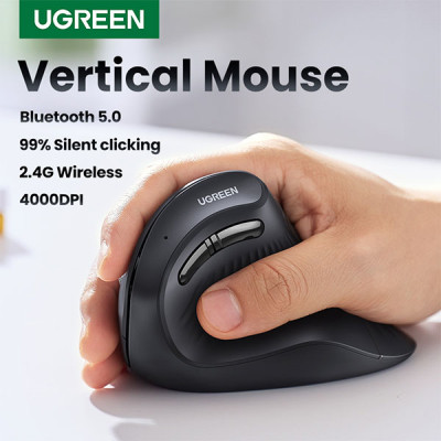image of Ugreen MU008 (25444) Multi-mode Vertical Mouse with Spec and Price in BDT