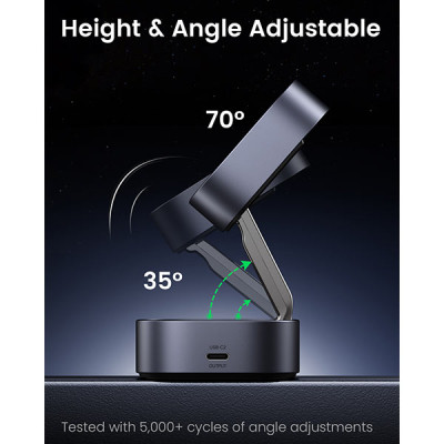image of Ugreen W526 (35278) 2-in-1 Magnetic Wireless Charger with Spec and Price in BDT