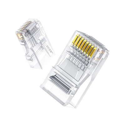 image of Ugreen NW120 (50961) Cat 6 Unshielded RJ45 Modular Plug - 10 Pack with Spec and Price in BDT
