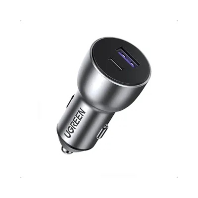 image of UGREEN CD213 (60980) 60W 2-Port Fast Car Charger with Spec and Price in BDT