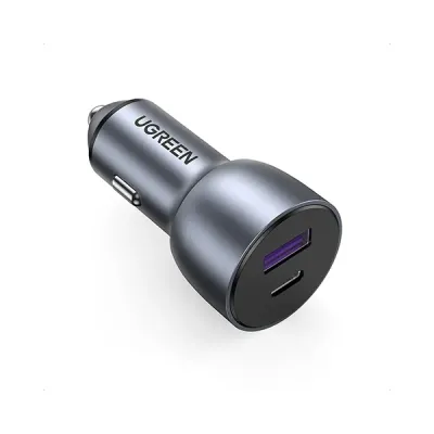 image of UGREEN CD213 (60980) 60W 2-Port Fast Car Charger with Spec and Price in BDT