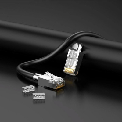 image of Ugreen NW123 (70316) Gigabit Shielded Modular Plug - 10 Pc with Spec and Price in BDT