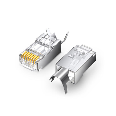 image of Ugreen NW123 (70316) Gigabit Shielded Modular Plug - 10 Pc with Spec and Price in BDT