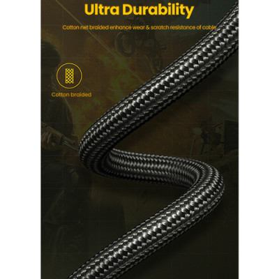 image of UGREEN DP114 (80394) DP Male to Male Cable - 5M with Spec and Price in BDT