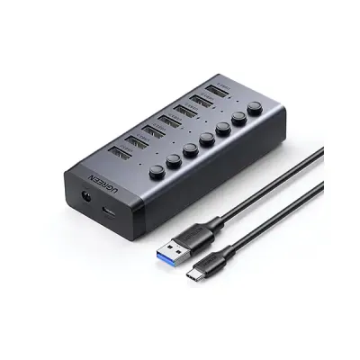 image of UGREEN CM481 (90307) 7-Port USB 3.0 Hub with Spec and Price in BDT