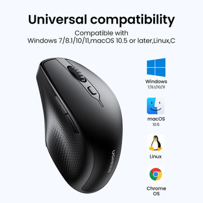 image of Ugreen MU101 (90395) Ergonomic Wireless Mouse with Spec and Price in BDT