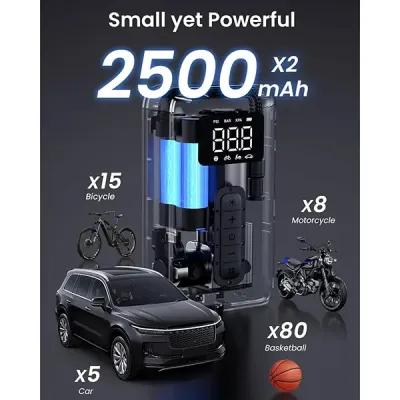 image of UGREEN CD259 (15951) Portable Tire Inflator with Spec and Price in BDT