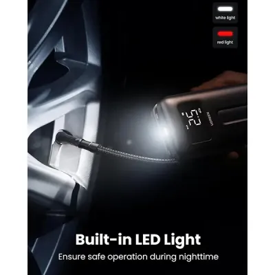 image of UGREEN CD259 (15951) Portable Tire Inflator with Spec and Price in BDT