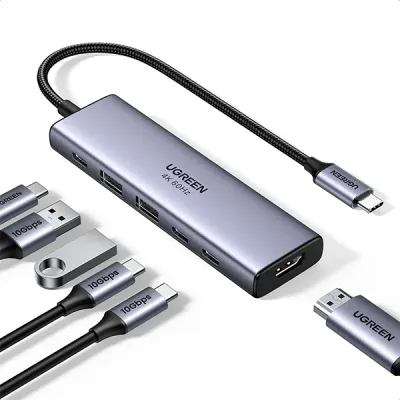 image of UGREEN CM511 (35999) USB-C Multifunction 6-in-1 Docking Station with Spec and Price in BDT