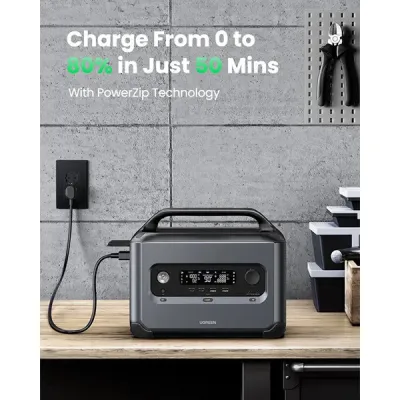image of UGREEN GS1200 (15054) 1200W Portable Power Station - EU with Spec and Price in BDT
