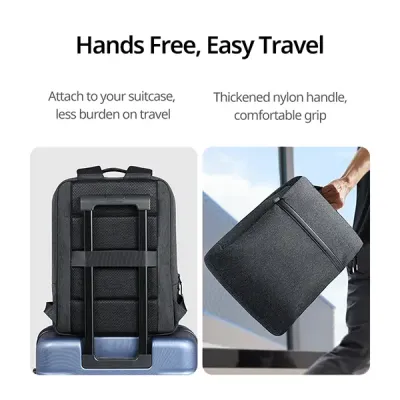 image of UGREEN LP664 (90798) 15.6-inch Laptop Backpack B02 - Grey with Spec and Price in BDT