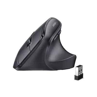 image of UGREEN M571 (55916) Wireless Vertical Mouse - Black with Spec and Price in BDT