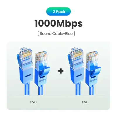 image of UGREEN NW102 (11205) Cat 6 U/UTP LAN Cable - 10M with Spec and Price in BDT