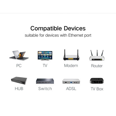 image of UGREEN NW110 (50246) RJ45 Network Connector - 100pcs with Spec and Price in BDT