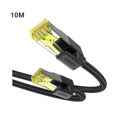 image of UGREEN NW150 (30791) Cat 7 Braided Ethernet Cable - 10M with Spec and Price in BDT