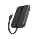 UGREEN PB511 (35603B) 30W 10000mAh Power Bank with Built-in Cable - Black
