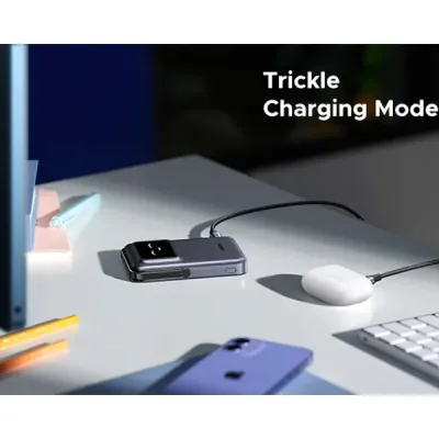 image of UGREEN PB572 (45327) 20W 10000mAh UNO Magnetic Wireless Power Bank - Grey with Spec and Price in BDT