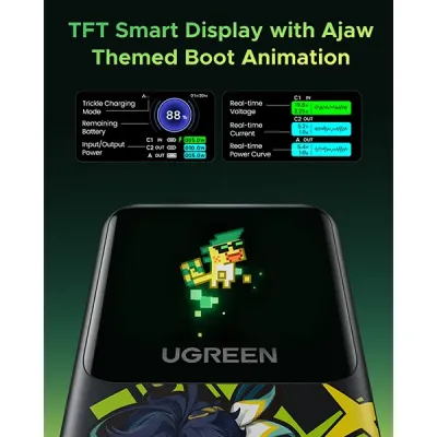 image of UGREEN PB721 (35524GI) 20000mAh 130W Fast Charging Power Bank - Genshin Impact Edition with Spec and Price in BDT
