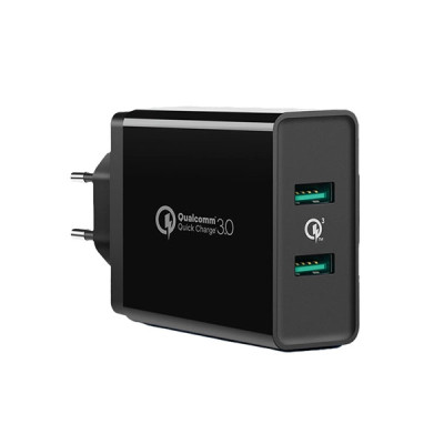 image of UGREEN CD161 (10216) Dual USB-A QC 3.0 36W Charger with Spec and Price in BDT