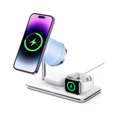 image of UGREEN CD278 (90326) 3-In-1 25W MagSafe Wireless Charging Station with Spec and Price in BDT
