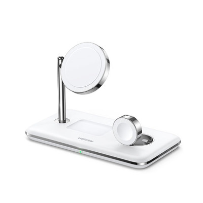 image of UGREEN CD278 (90326) 3-In-1 25W MagSafe Wireless Charging Station with Spec and Price in BDT