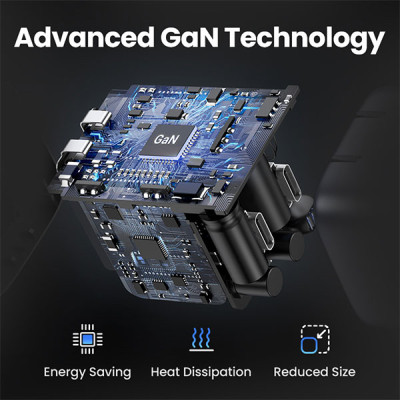 image of UGREEN CD318 (90664) NEXODE mini USB-C 20W GAN Fast Charger with Spec and Price in BDT