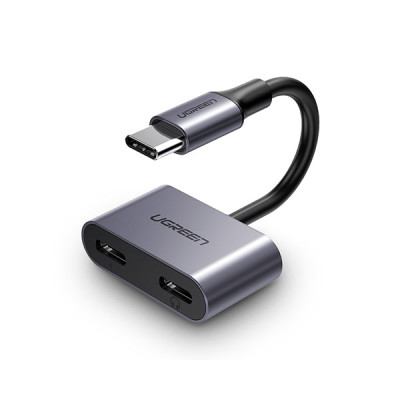 image of UGREEN CM232 (60165) 2-IN-1 USB-C Adapter with Spec and Price in BDT