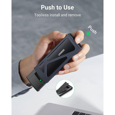 image of UGREEN CM578 (15512) M.2 NVMe SSD Enclosure with Spec and Price in BDT