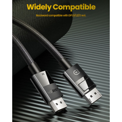 image of UGREEN DP114 (80391) DP 1.4 Male to Male Cable - 1.5M with Spec and Price in BDT